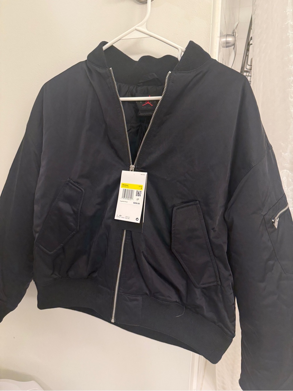 Jordan Black Bomber Jacket